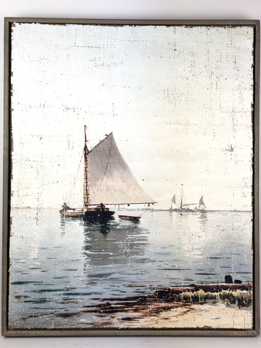 Vintage Sailboat - Sails in Time