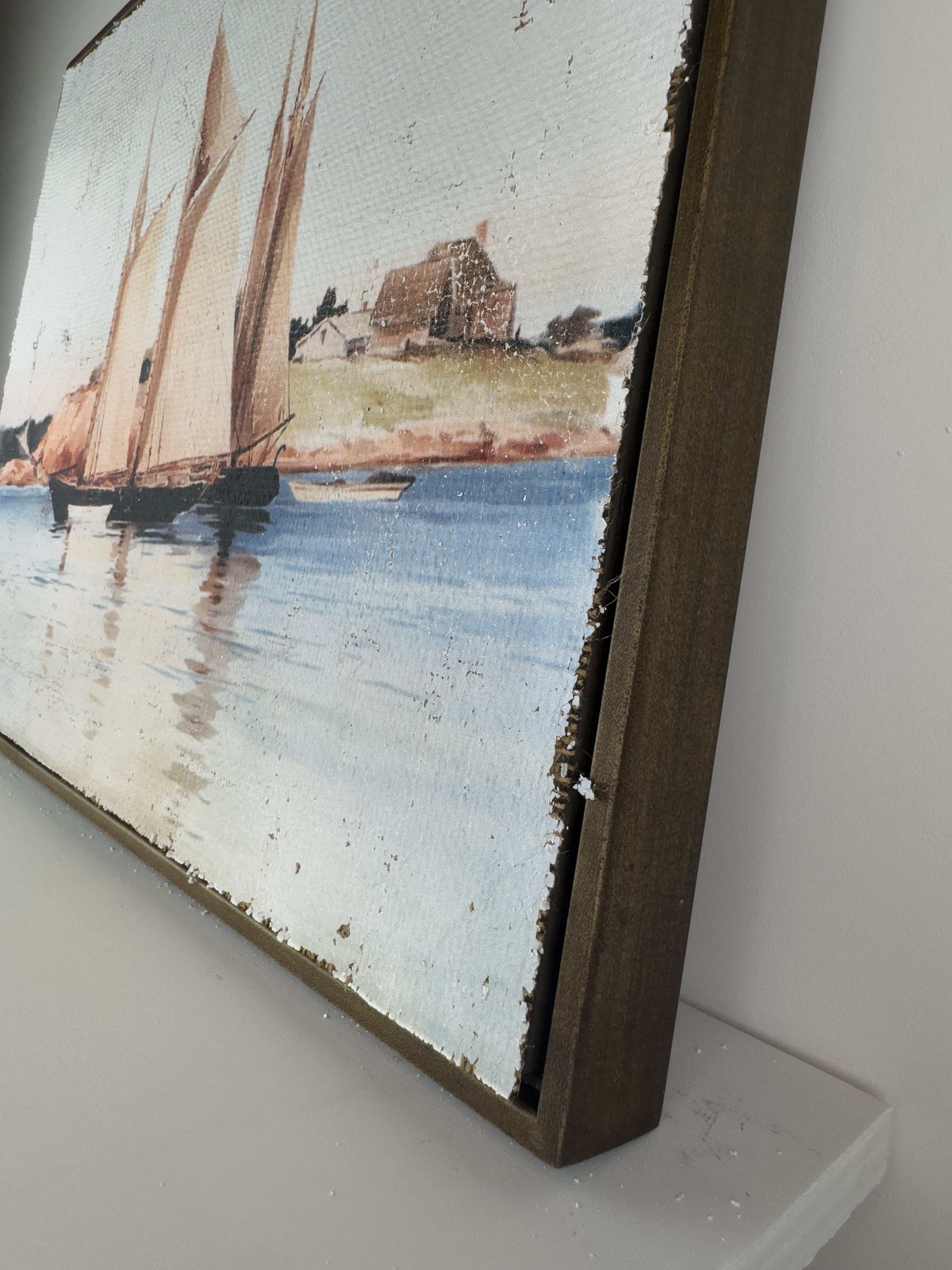 Vintage Sailboat - Voyage of the Past