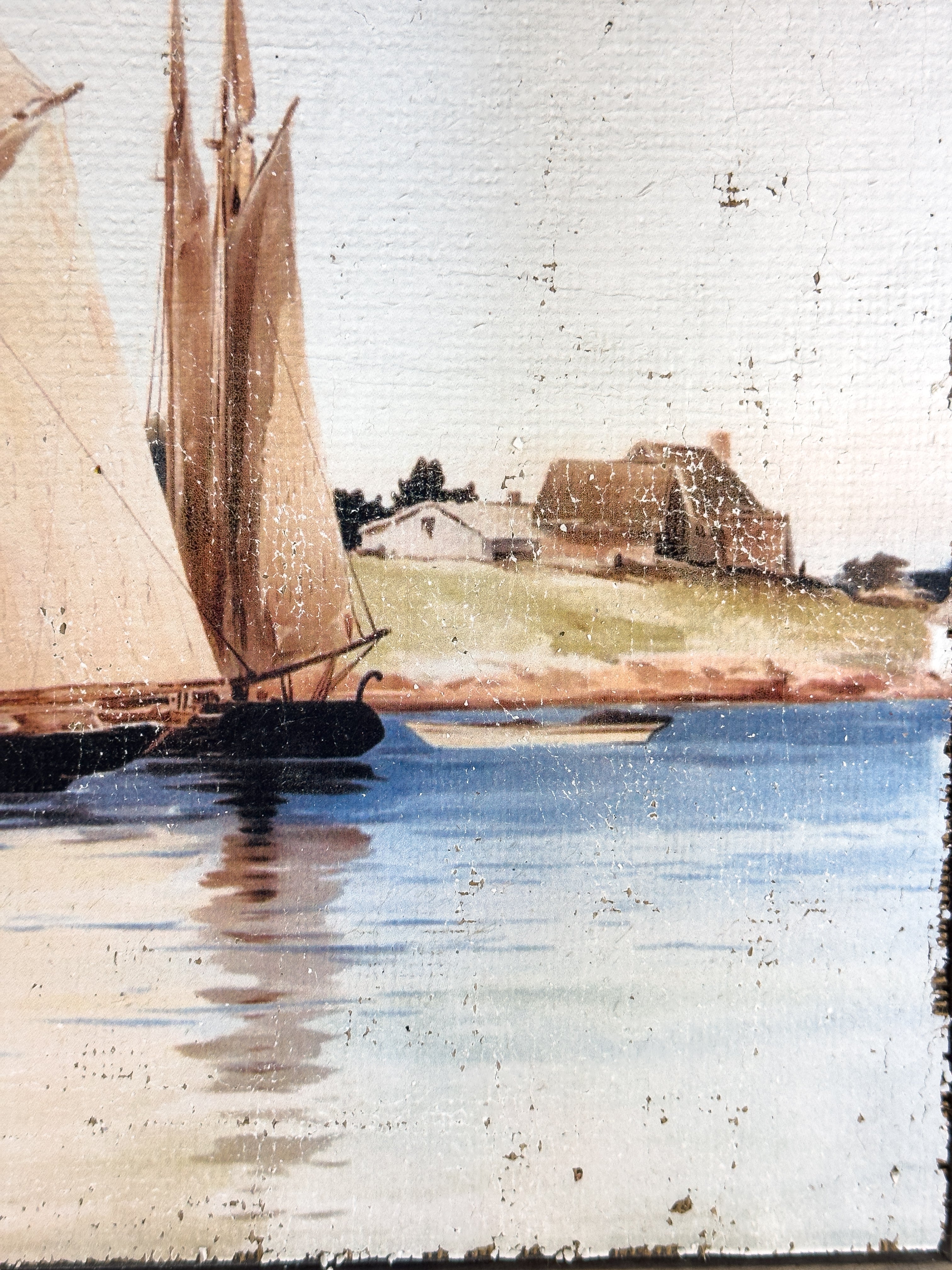 Vintage Sailboat - Voyage of the Past