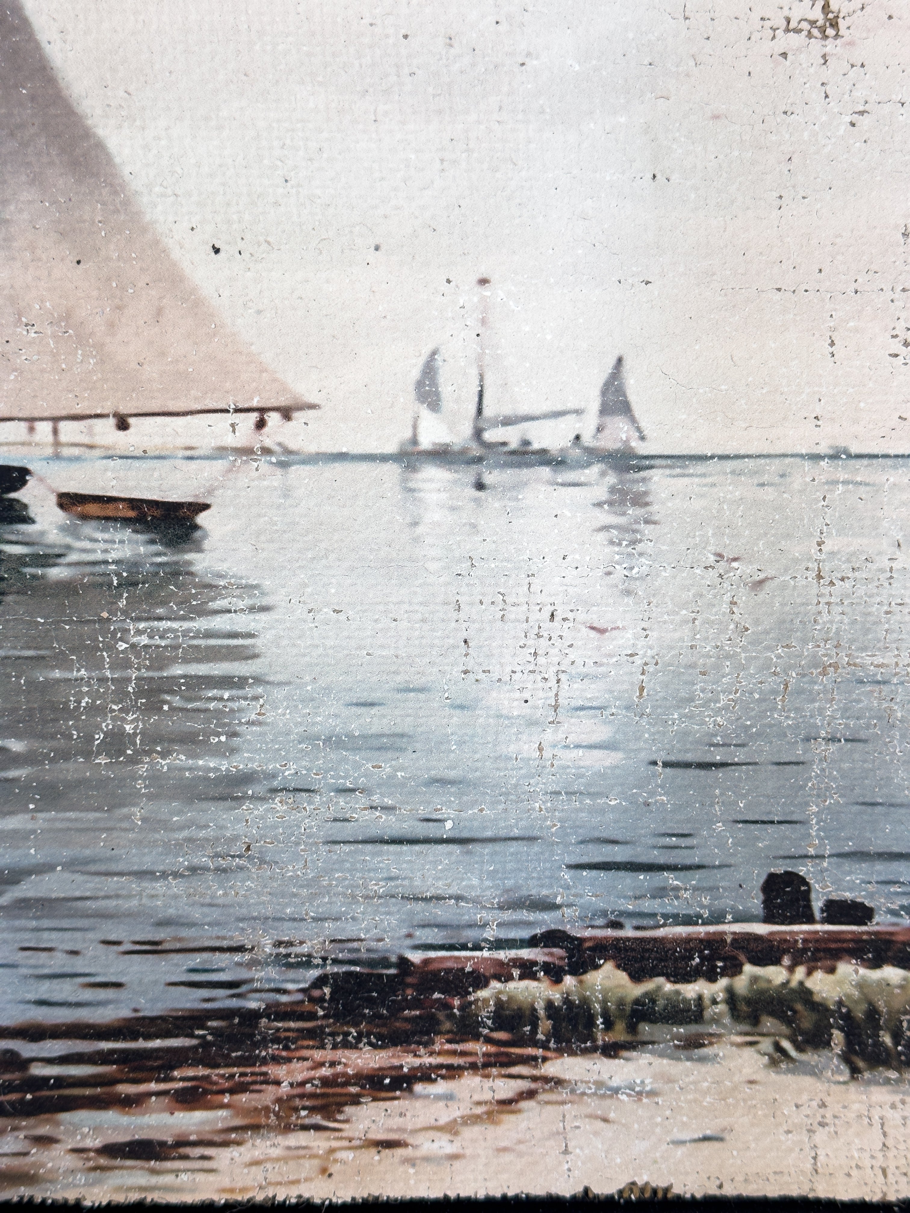 Vintage Sailboat - Sails in Time