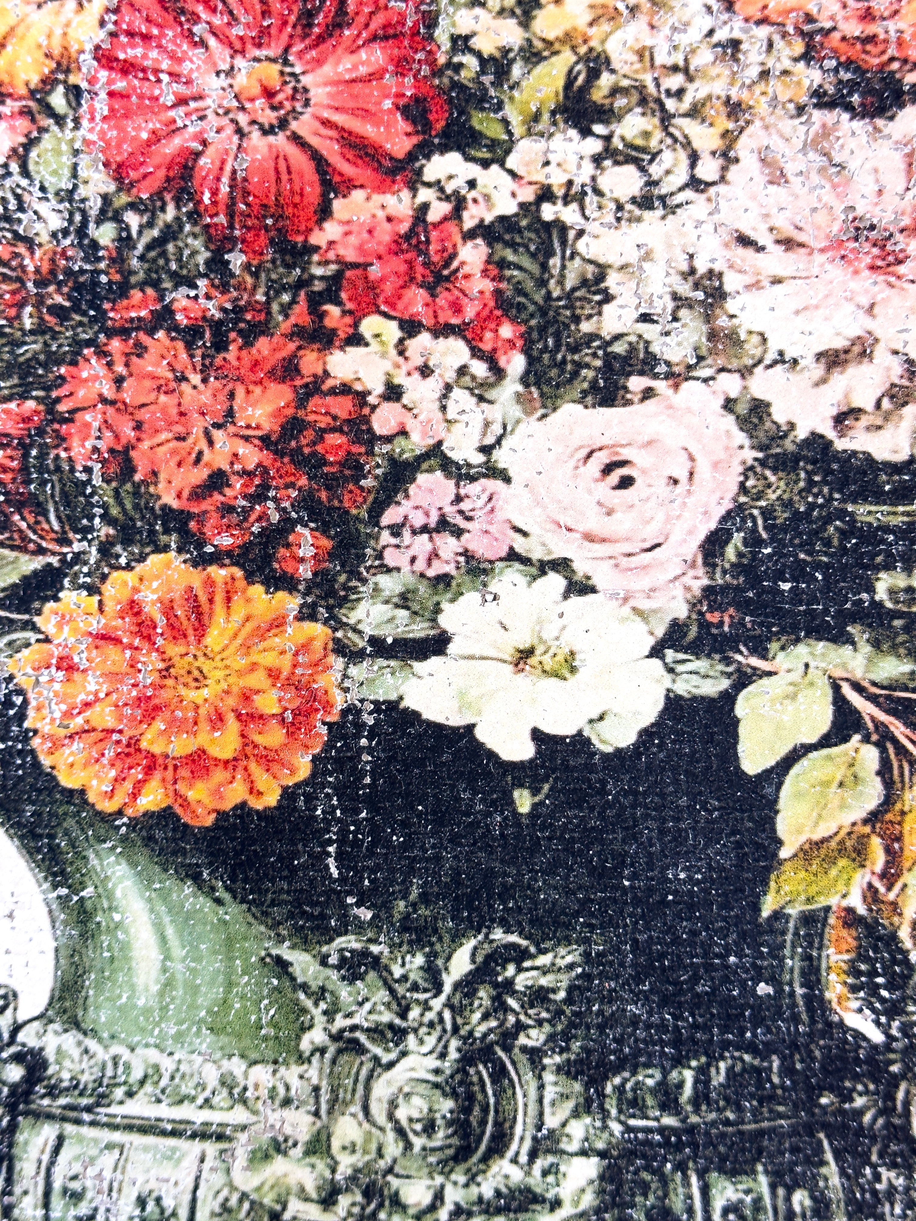 Colorful Floral Bouquet - Emerald Elegance