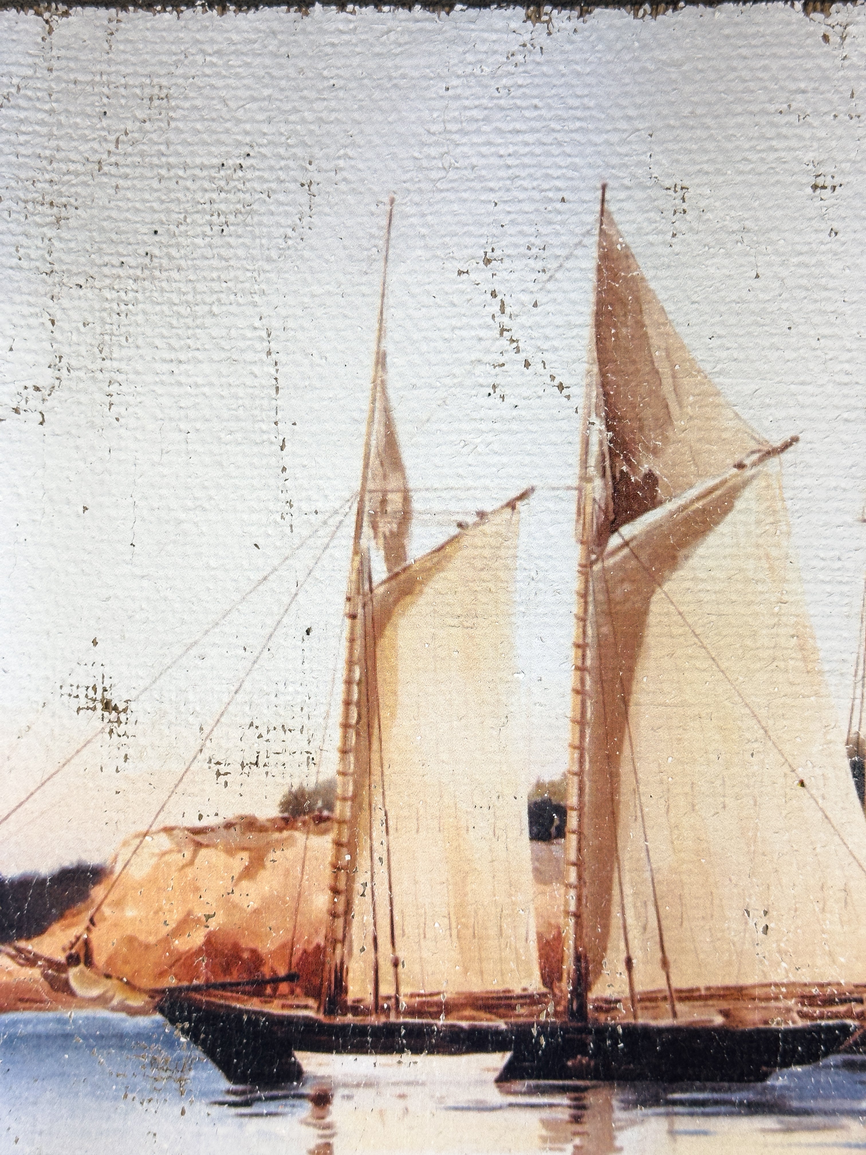 Vintage Sailboat - Voyage of the Past