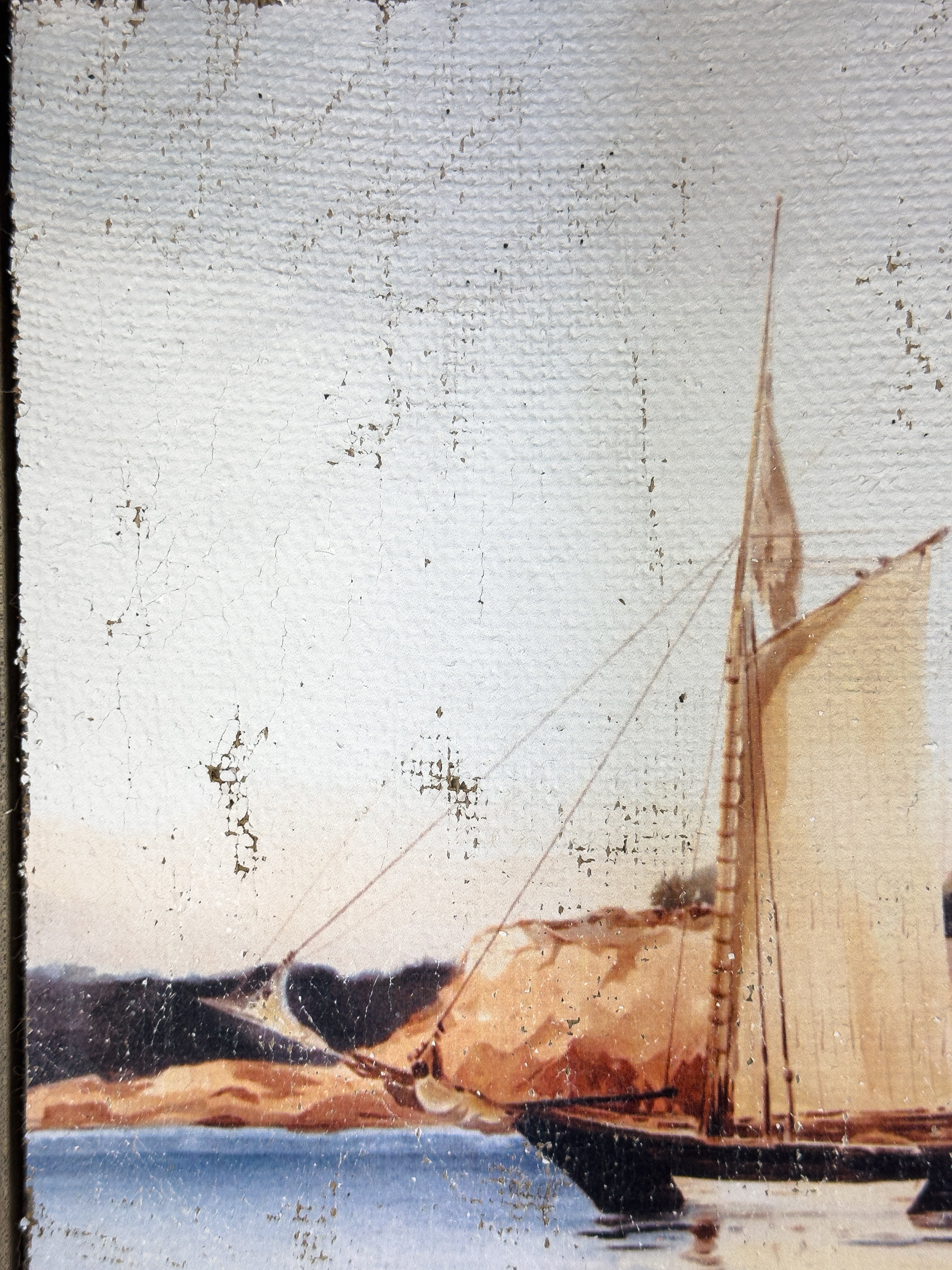 Vintage Sailboat - Voyage of the Past