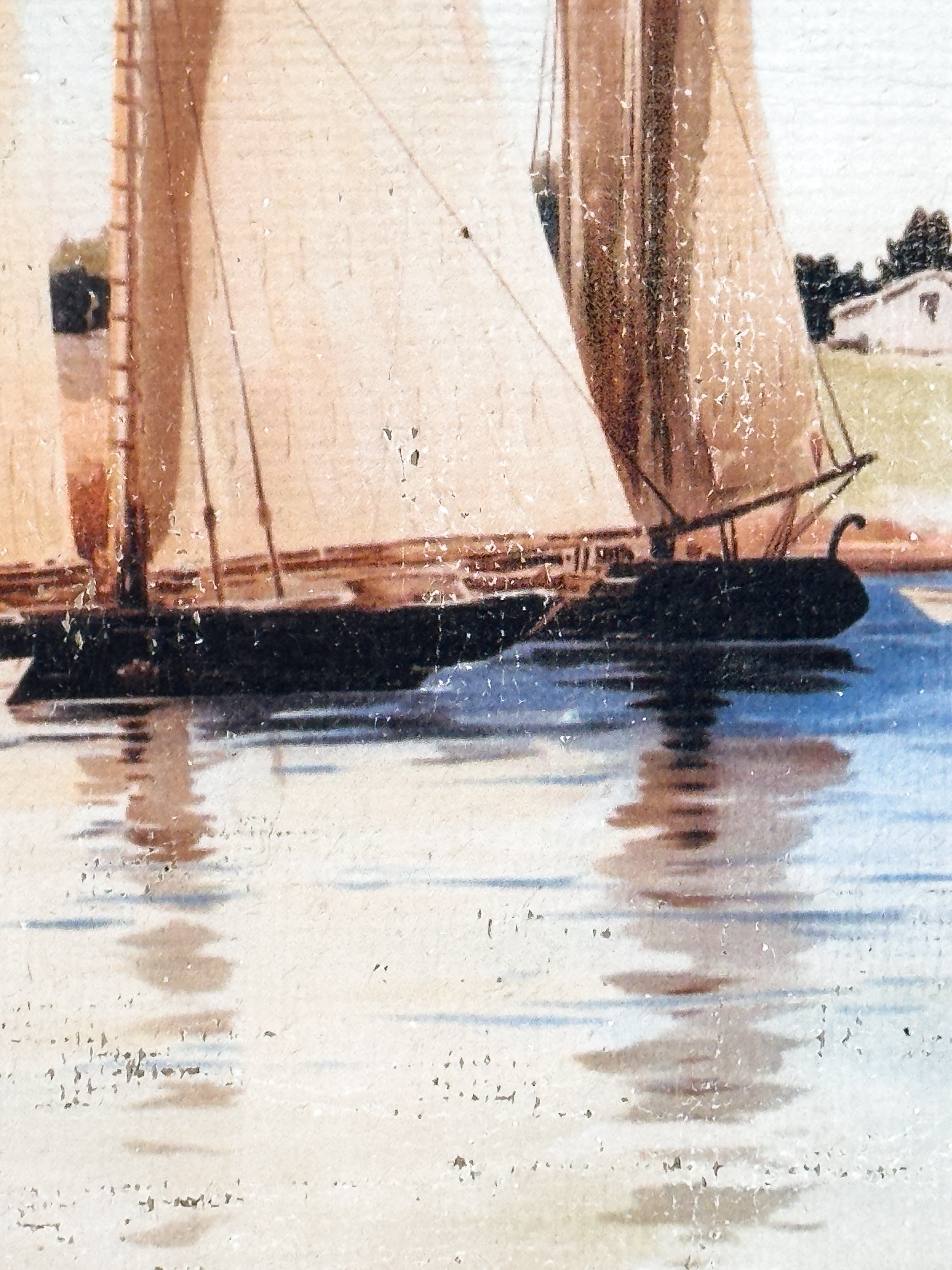 Vintage Sailboat - Voyage of the Past