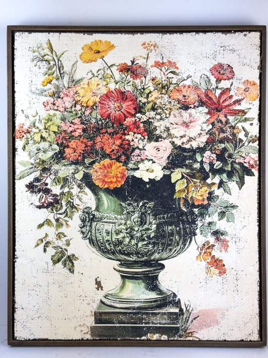 Colorful Floral Bouquet - Emerald Elegance