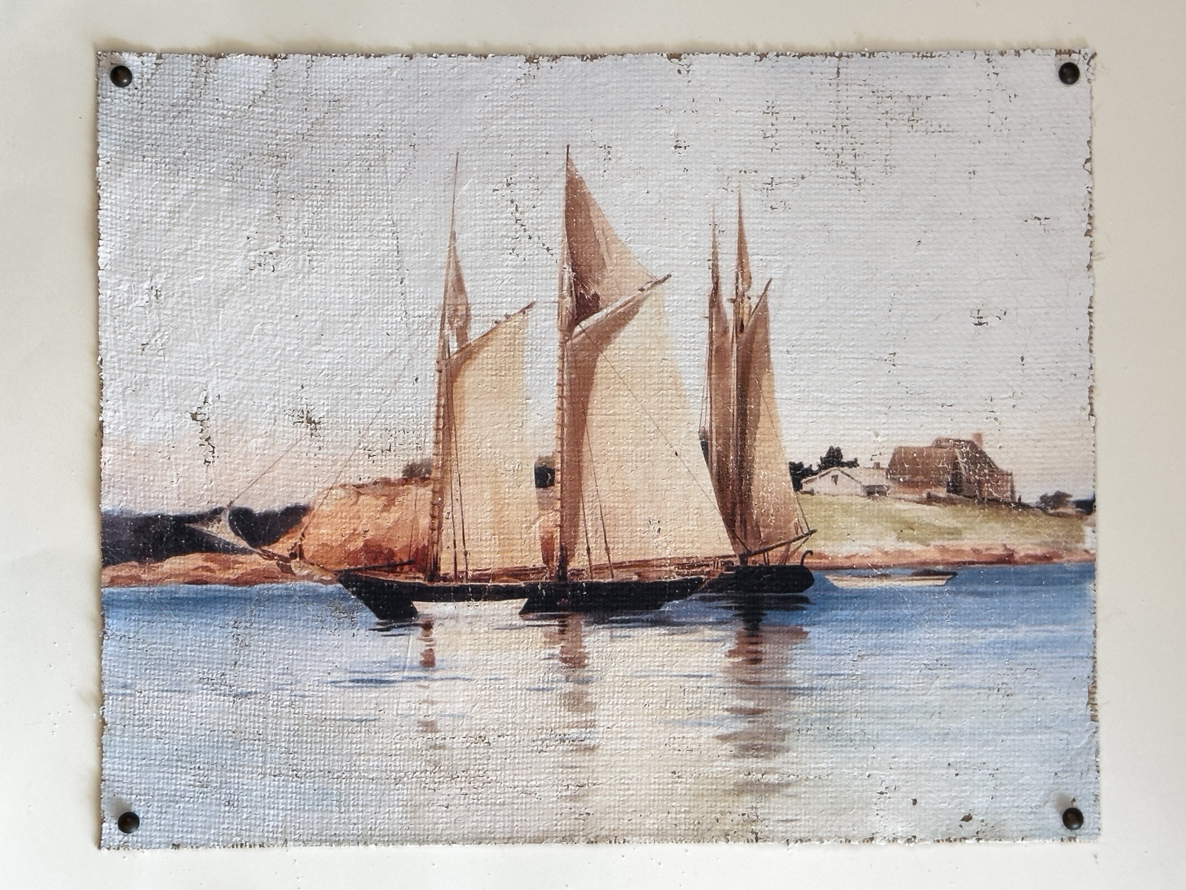Vintage Sailboat - Voyage of the Past