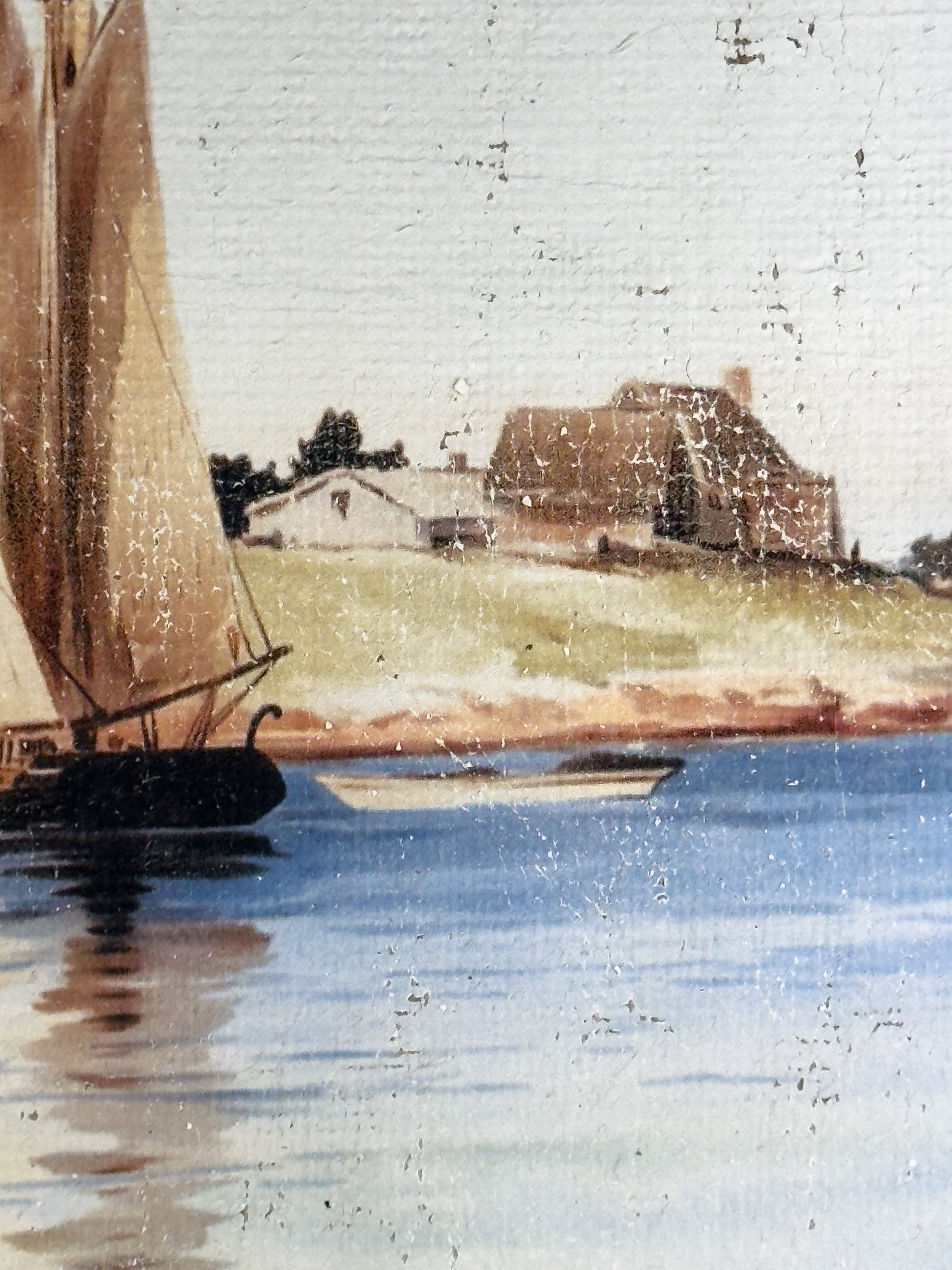 Vintage Sailboat - Voyage of the Past