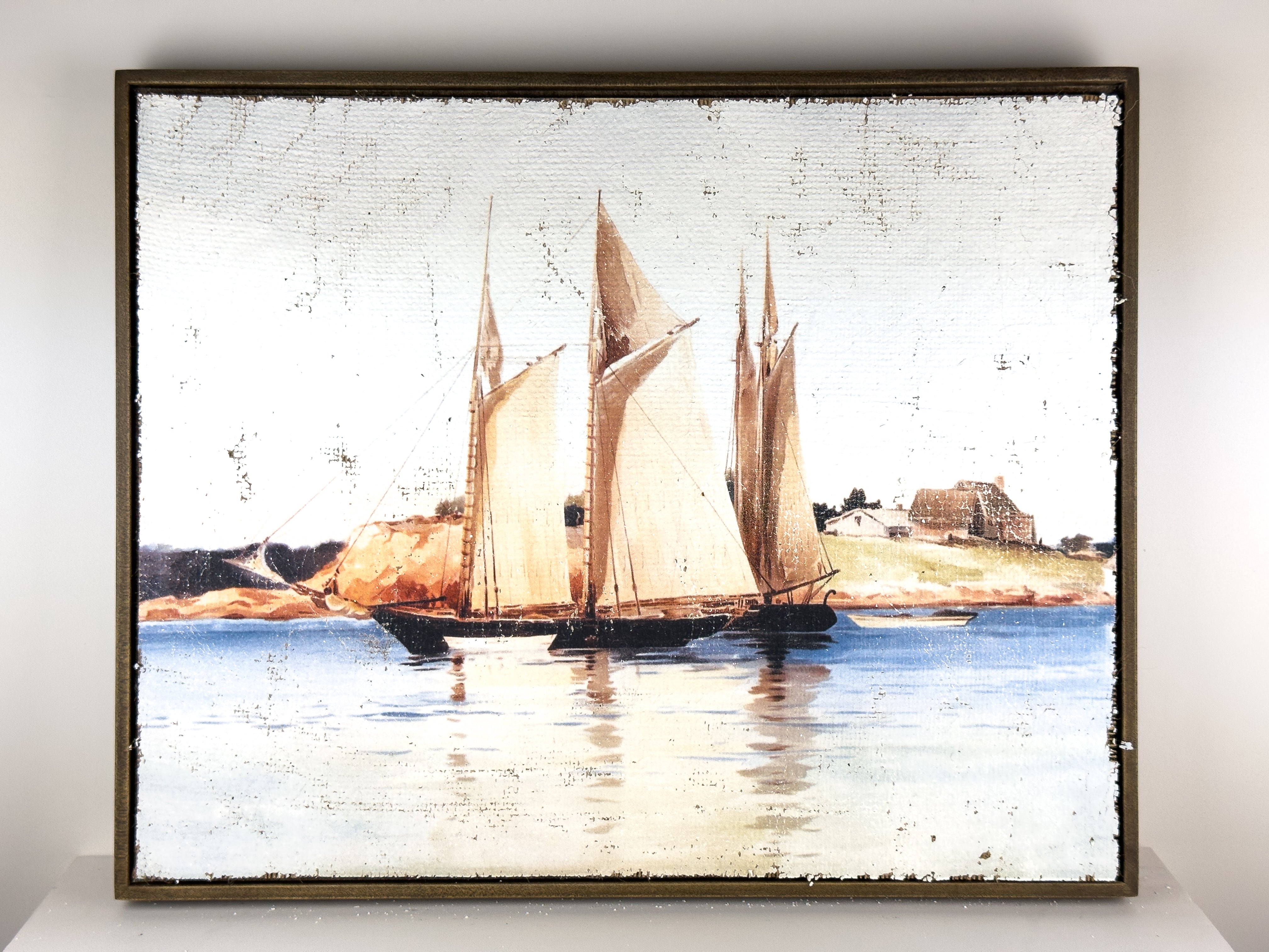 Vintage Sailboat - Voyage of the Past