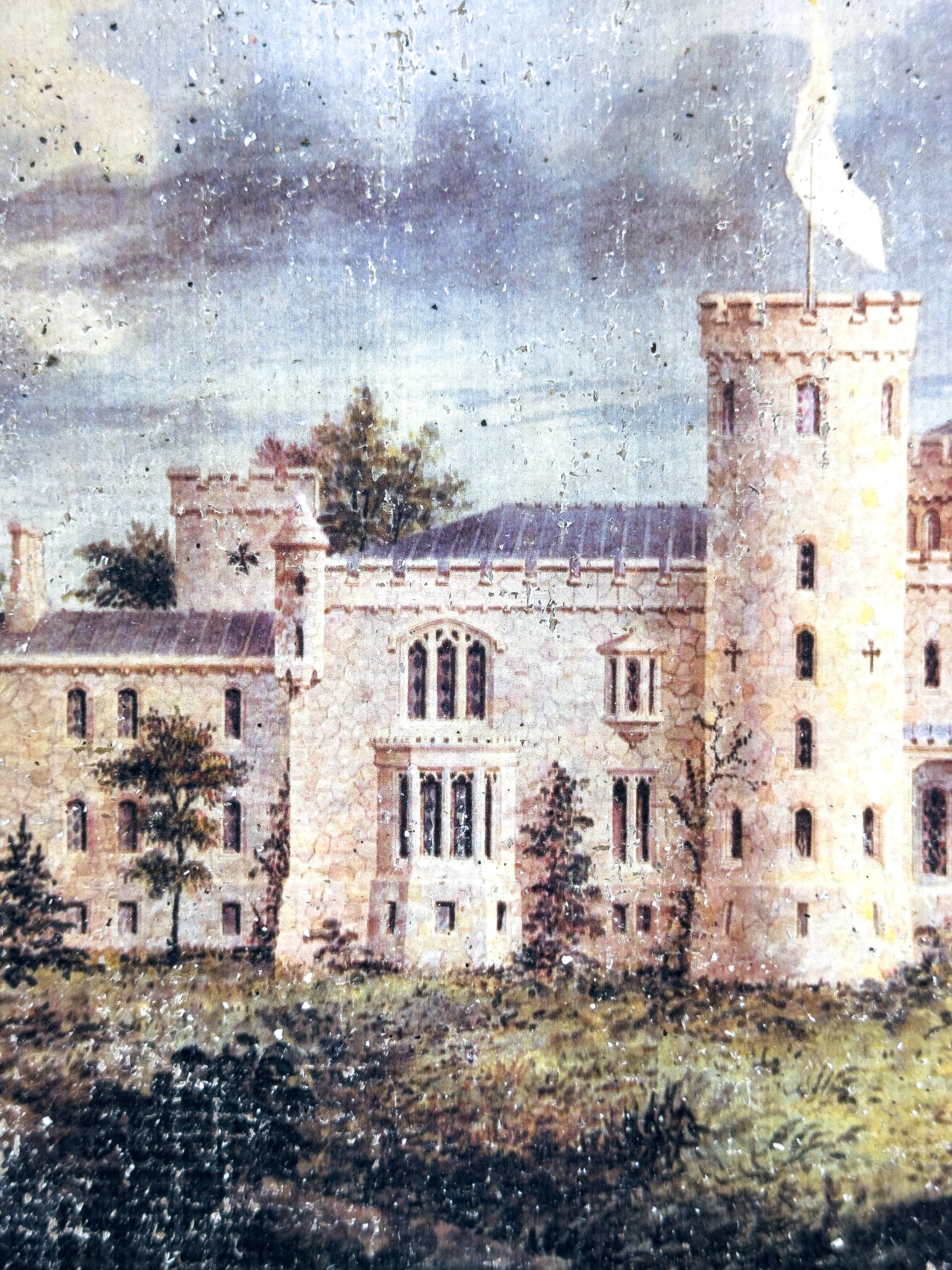 White Castle on Hillside - Bastion of Peace