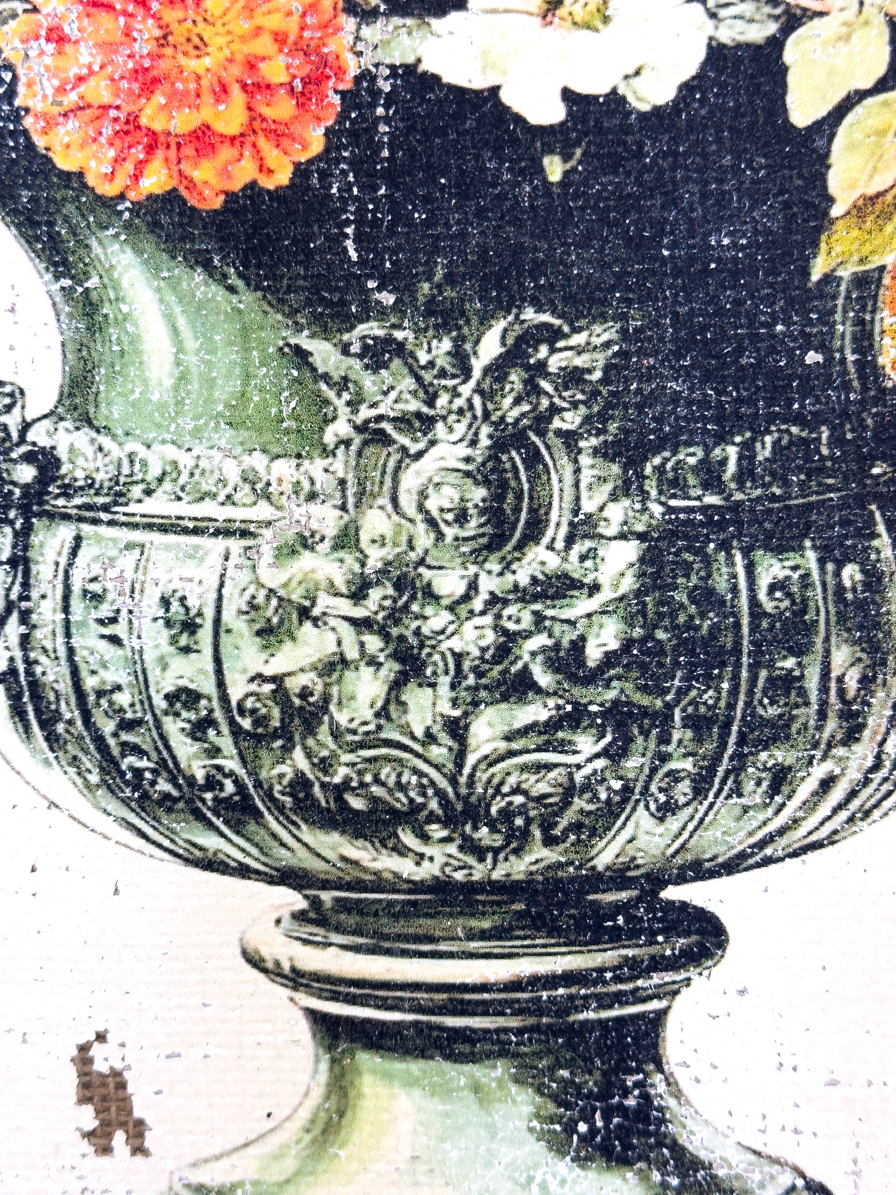 Colorful Floral Bouquet - Emerald Elegance