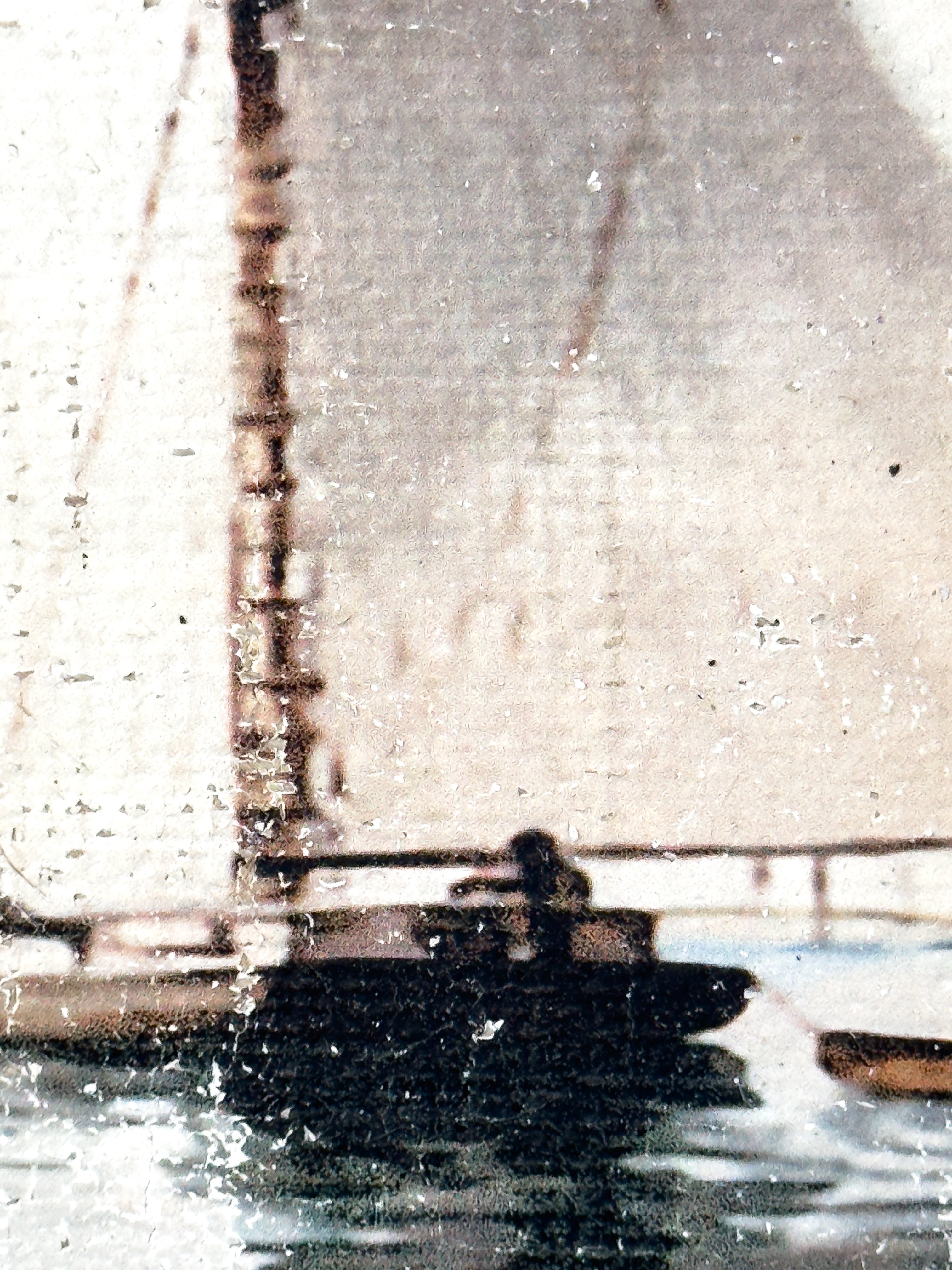 Vintage Sailboat - Sails in Time