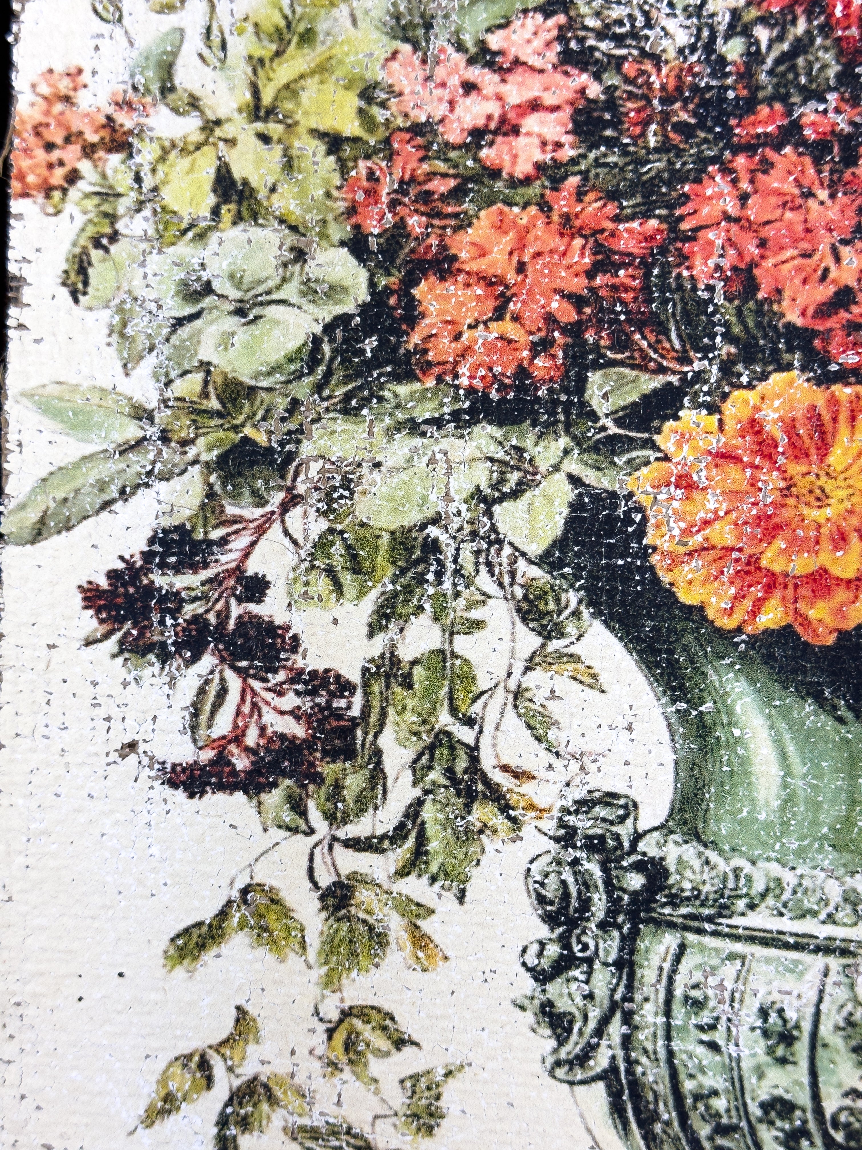 Colorful Floral Bouquet - Emerald Elegance