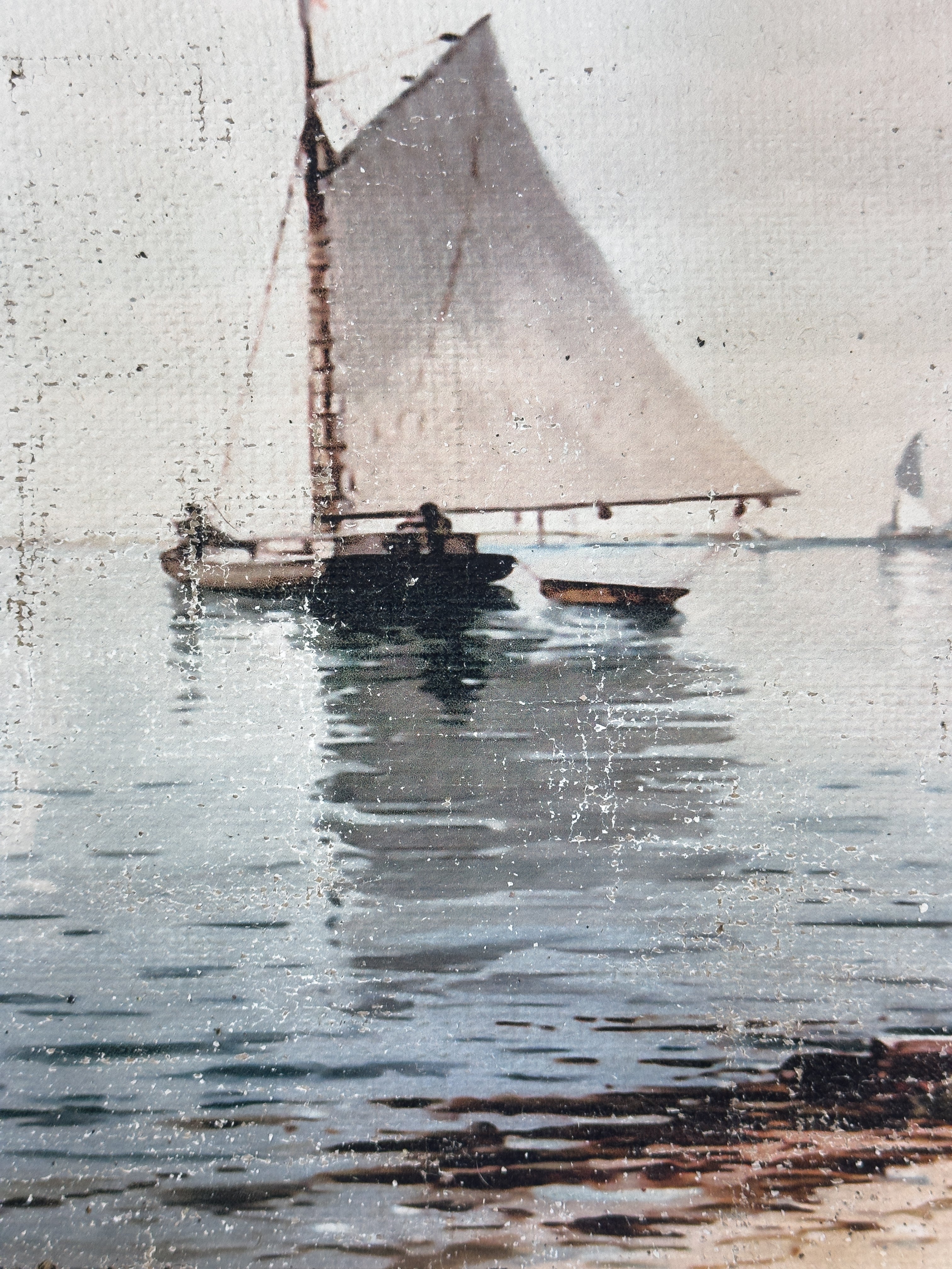 Vintage Sailboat - Sails in Time