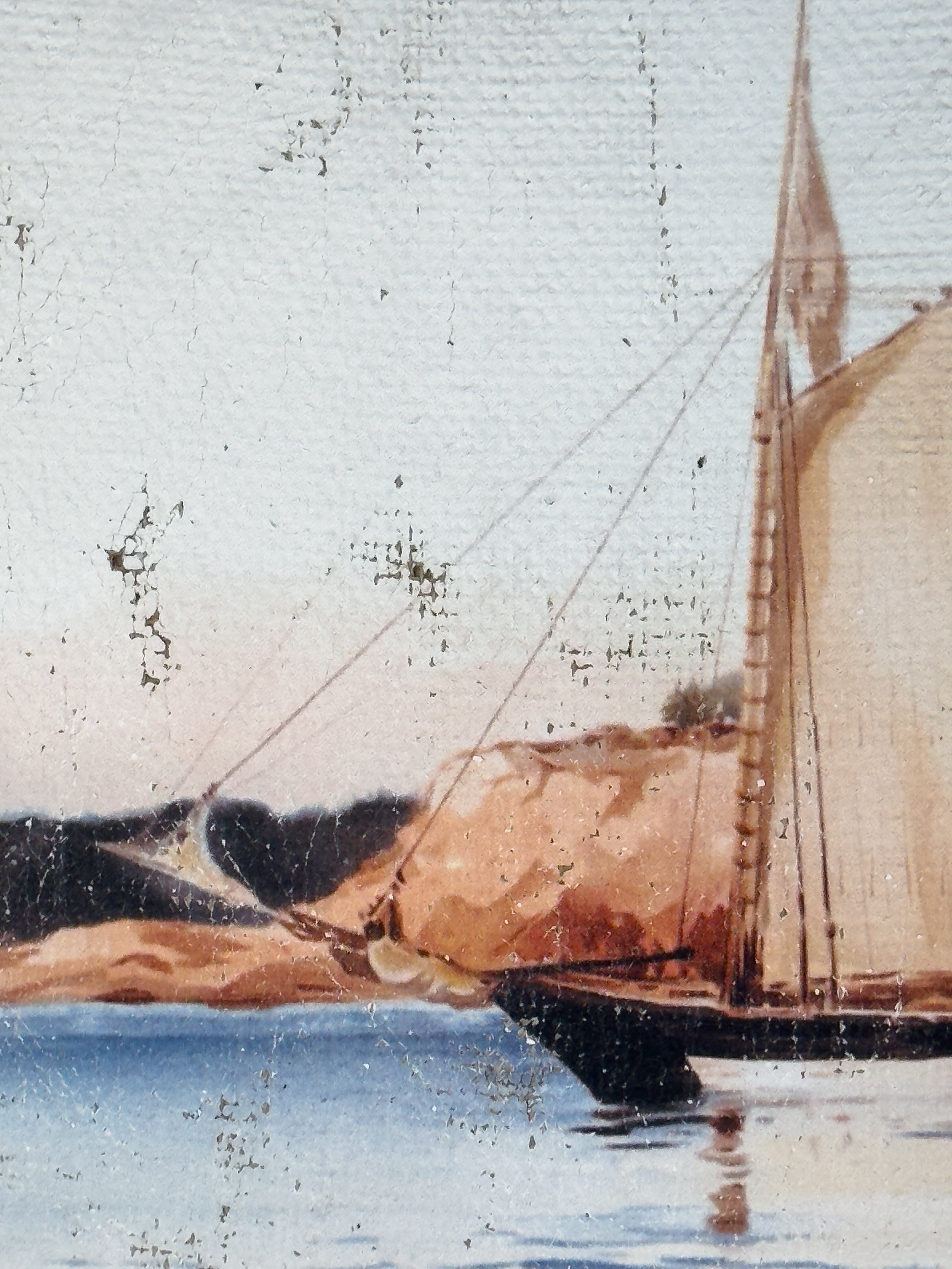Vintage Sailboat - Voyage of the Past