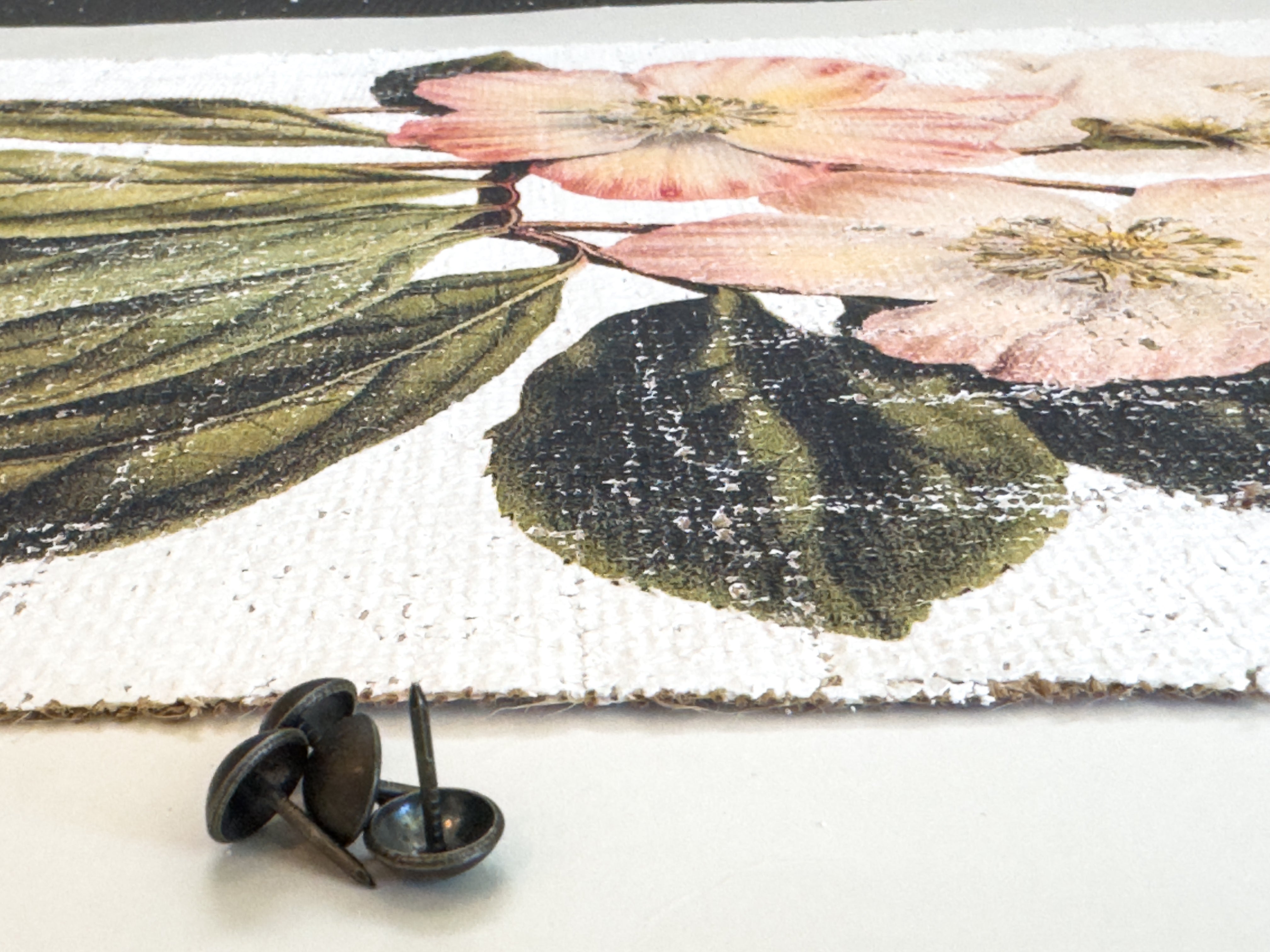 Pink and Cream Flowers - Winter's Jewel