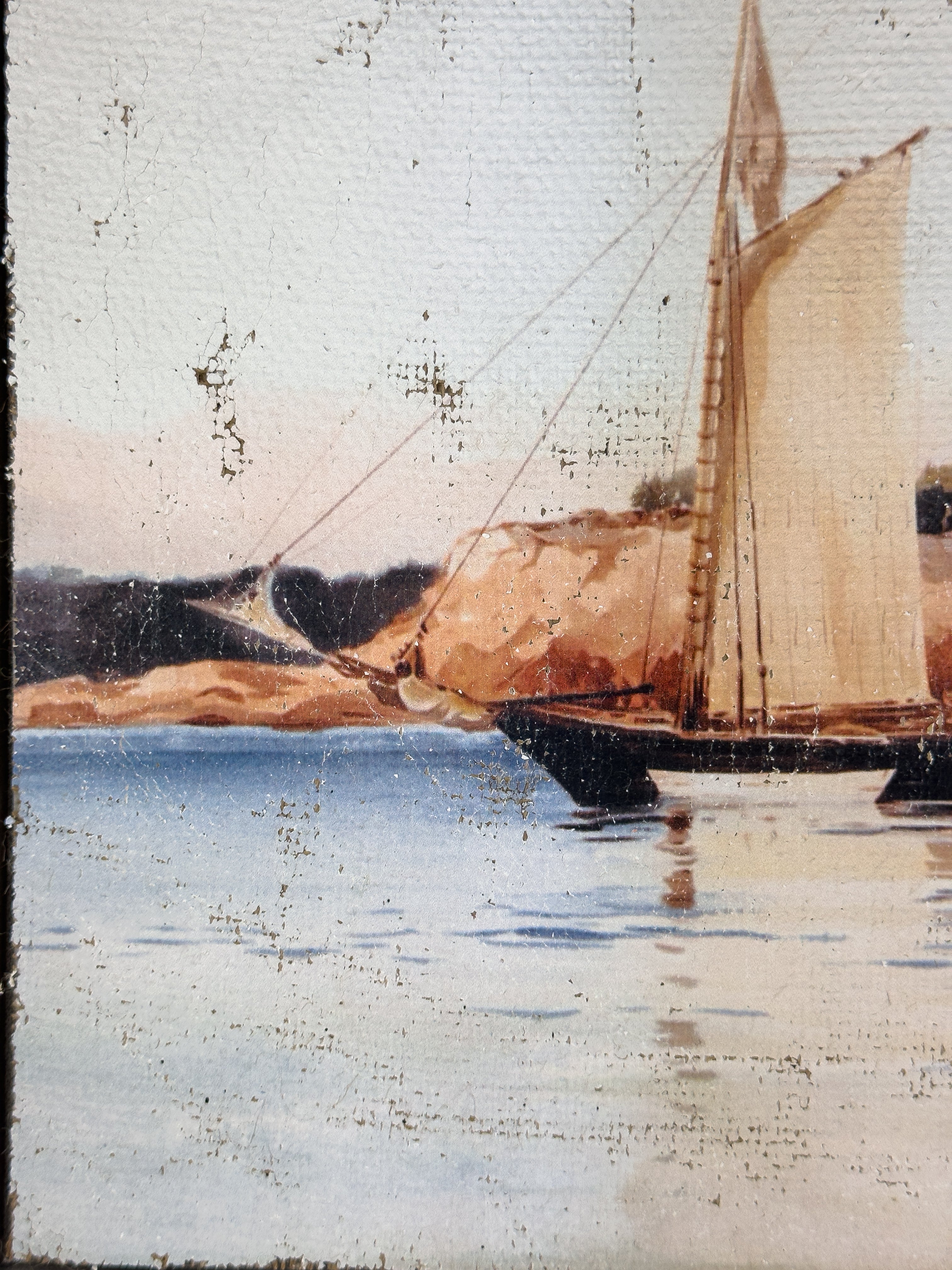 Vintage Sailboat - Voyage of the Past