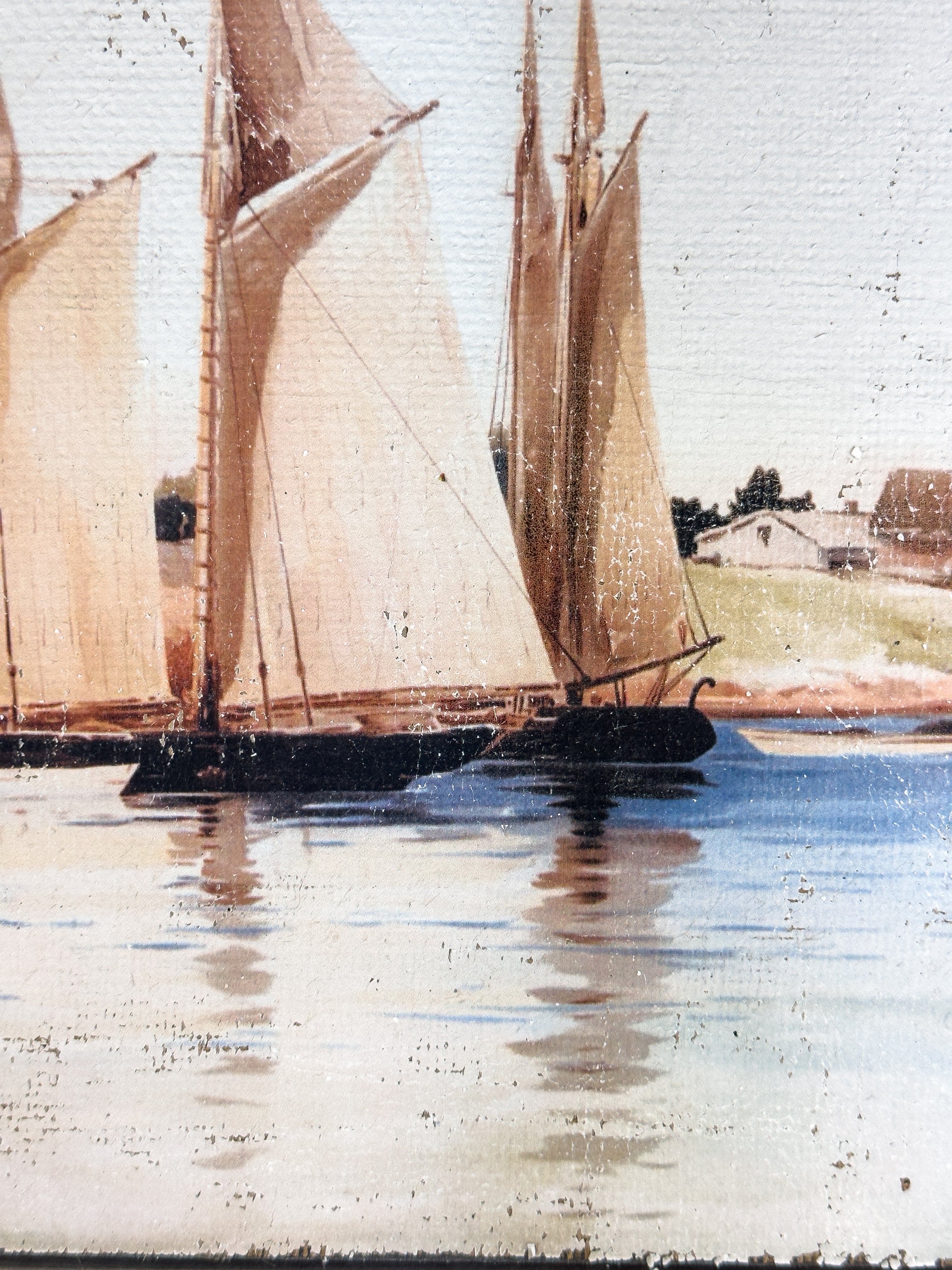 Vintage Sailboat - Voyage of the Past